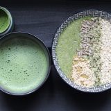 Grüne Smoothiebowl