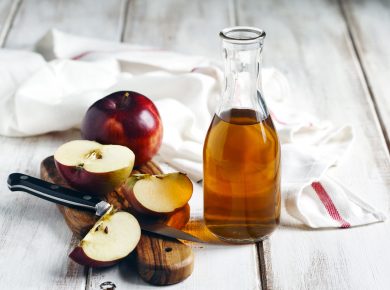 Natürliche Körperpflege mit Apfelessig