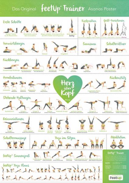 FeetUp Trainer Asanas Poster