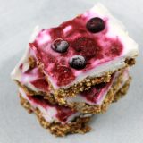 Joghurt Granola Frühstücks Bars (HCLF & vegan)