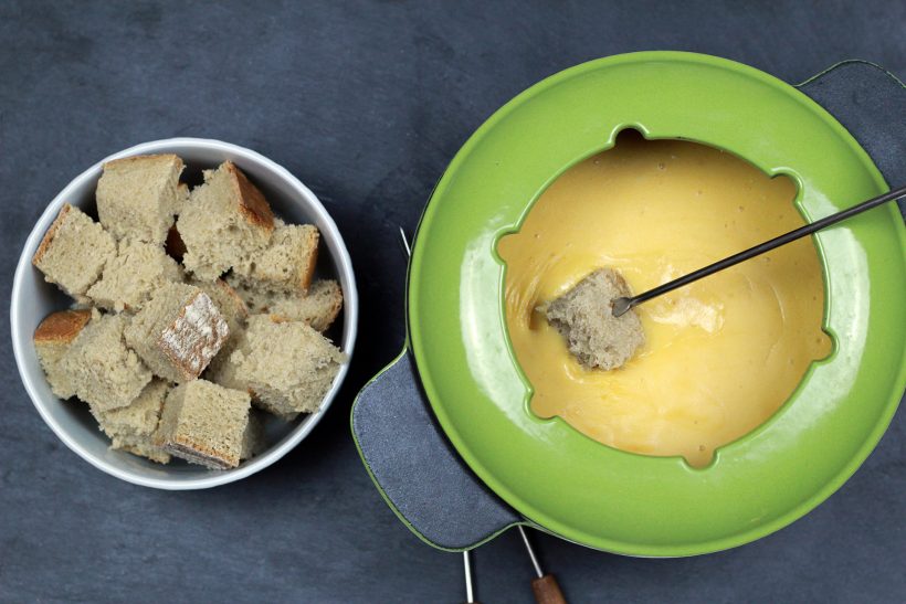 Käsefreies Fondue mit Cashew