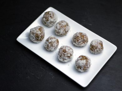 Karottenkuchen Bliss Balls (roh vegan)