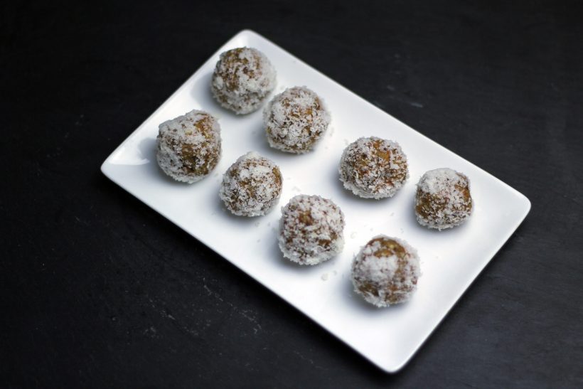 Karottenkuchen Bliss Balls (roh vegan)