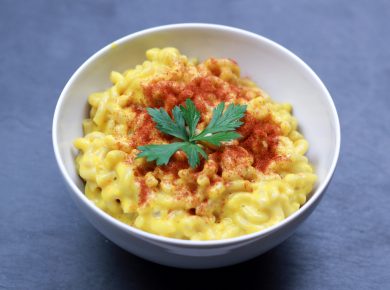 Kürbis Mac and Cheese (HCLF & vegan)