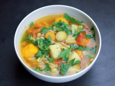 Herbstliche Minestrone