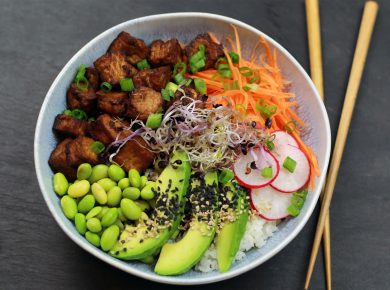 Poke Bowl mit Tofu (vegan)