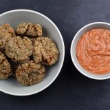 Arancini Reisbällchen mit Tomatendip