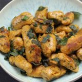 Süßkartoffel Gnocchi mit Salbei