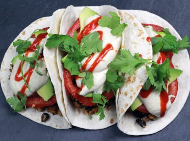 Tempeh Protein Tacos (High Protein & vegan)