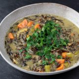 Wildreis Pilz Suppe